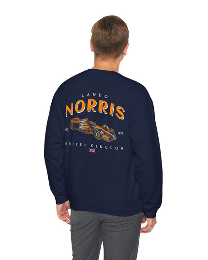 Lando Norris, F1 Racing Driver, Grand Prix, Formula One Sweatshirt  (Two Side)