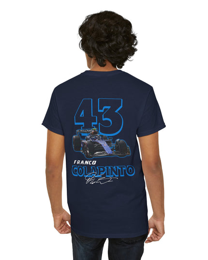 Franco Colapinto, F1 Racing Driver, Grand Prix, Formula One (Two Side) T-Shirt