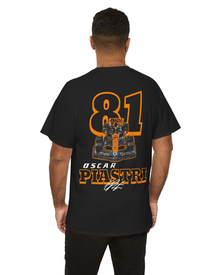 Oscar Piastri, F1 Racing Driver, Grand Prix, Formula One (Two Side) T-Shirt