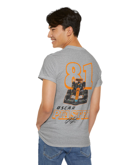 Oscar Piastri, F1 Racing Driver, Grand Prix, Formula One (Two Side) T-Shirt