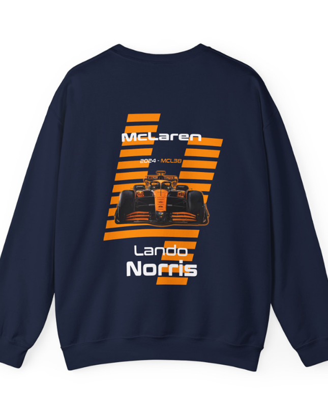 Lando Norris, F1 Racing Driver, Grand Prix, Formula One Sweatshirt  (Two Side)