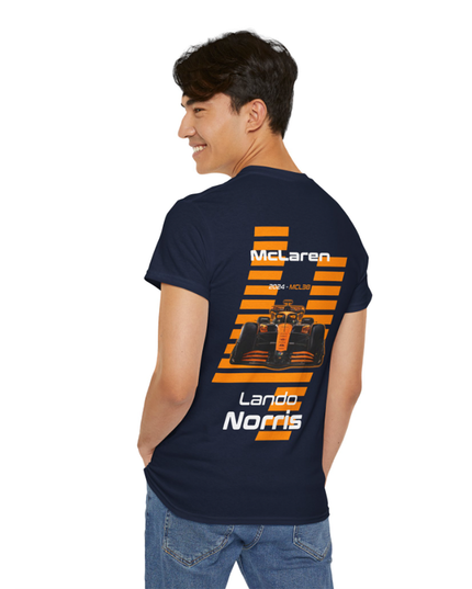 Lando Norris, F1 Racing Driver, Grand Prix, Formula One (Two Side) T-Shirt