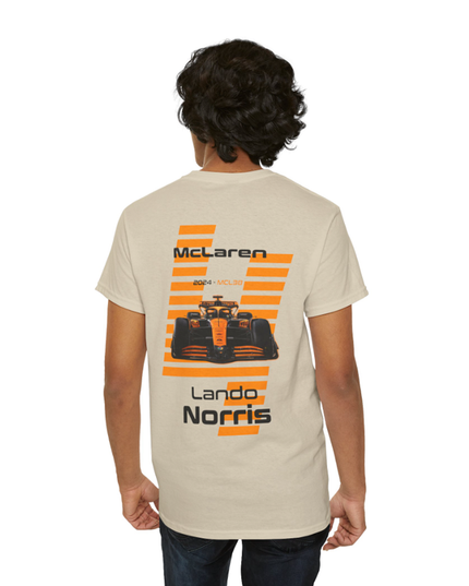 Lando Norris, F1 Racing Driver, Grand Prix, Formula One (Two Side) T-Shirt