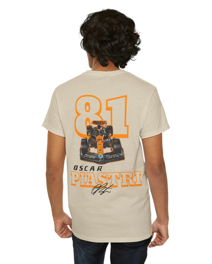 Oscar Piastri, F1 Racing Driver, Grand Prix, Formula One (Two Side) T-Shirt