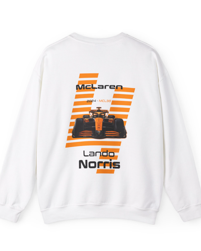 Lando Norris, F1 Racing Driver, Grand Prix, Formula One Sweatshirt  (Two Side)